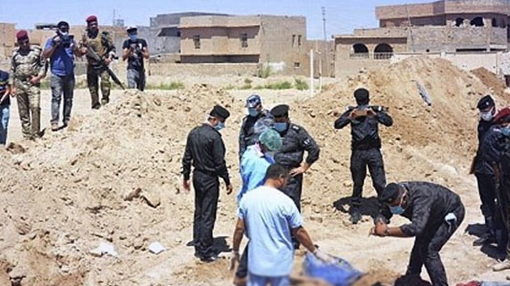 Irakta iki toplu mezar bulundu