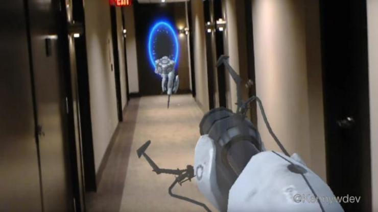 VR ile Portal oynamak ister misiniz
