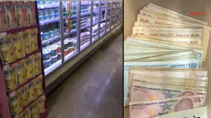 Süpermarkette 13 bin TLyi kaybeden müşteri aranıyor