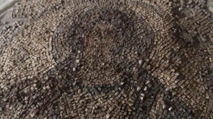 Zekeriyaköyde 1 milyon dolarlık Bizans mozaiği ile yakalandı