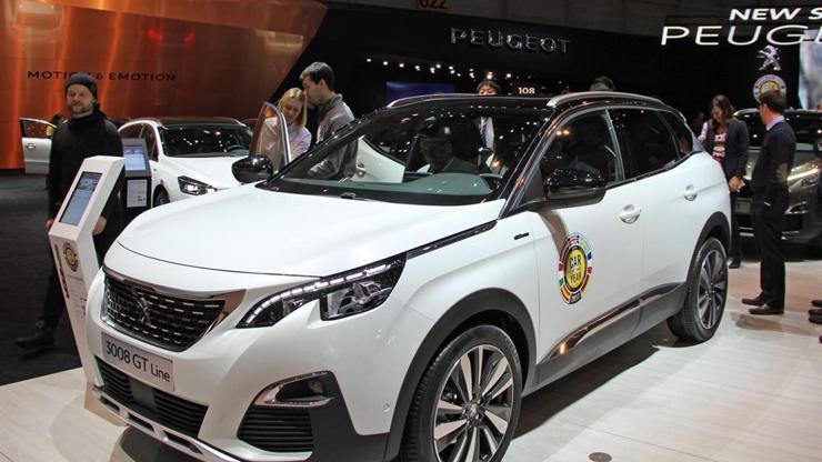 Cenevre Otomobil Fuarında Yılın Otomobili Peugeot 3008