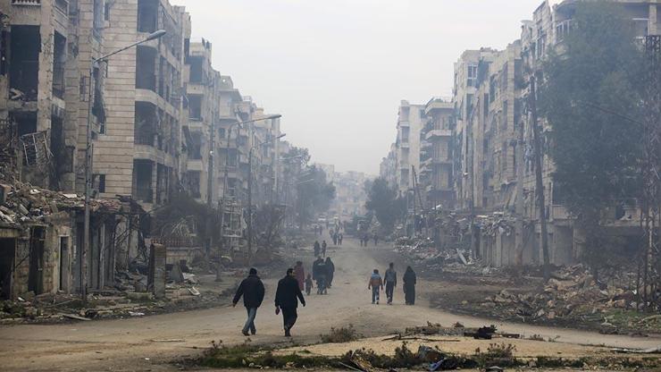 Halepin batısında rejim güçleri ile muhalifler arasında karşılıklı atışlar
