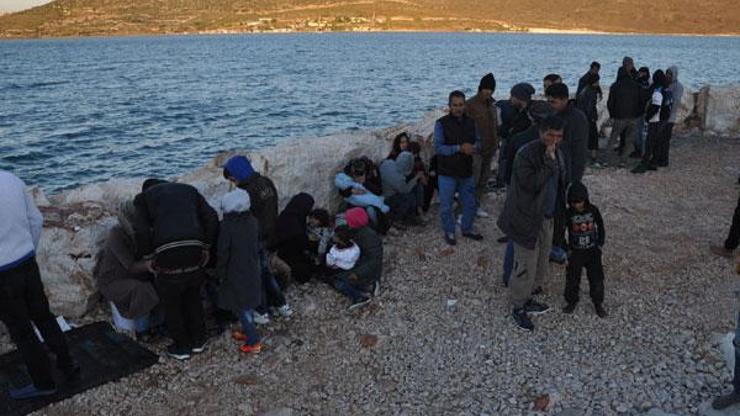 Çeşmede 67 Suriyeli mülteci yakalandı