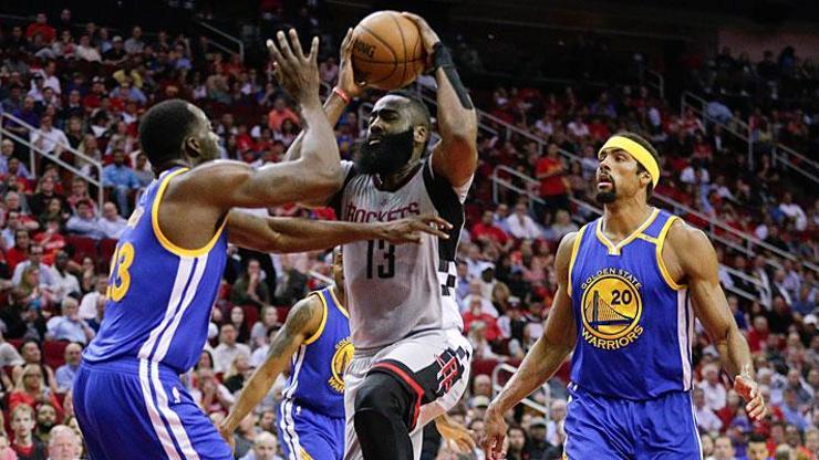 Rockets - Warriors maçı rekorlara sahne oldu
