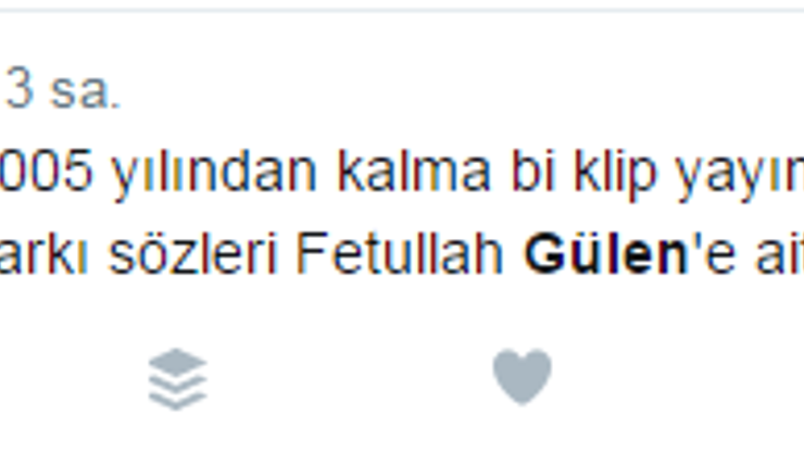 TRTye Fethullah Gülen tepkisi