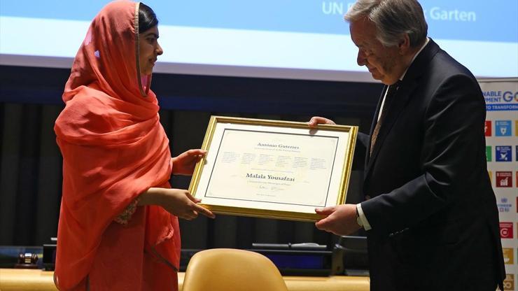 Nobel ödüllü Malala şimdi de BMnin barış elçisi oldu