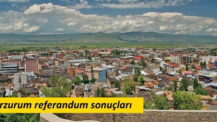 Erzurum referandum sonuçları belli oldu | 2017 Erzurum seçim sonuçları