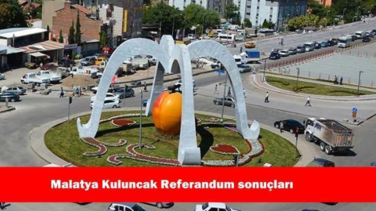 Malatya Kuluncak ilçesi 2017 referandum seçim sonuçları