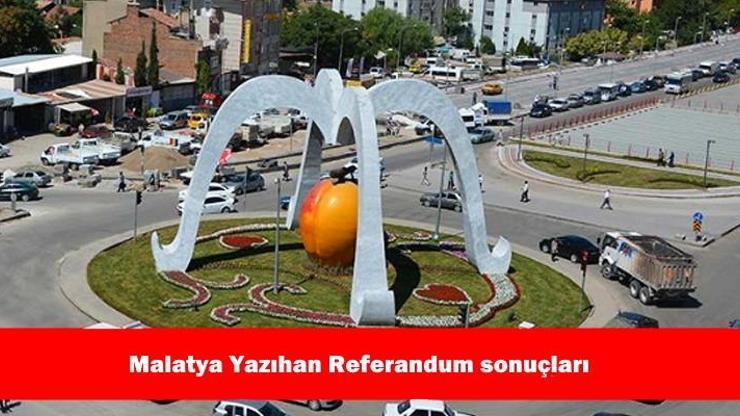 Malatya Yazıhan ilçesi 2017 referandum seçim sonuçları