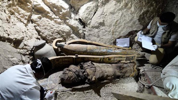 Müthiş keşif 3500 yıllık mumya bulundu