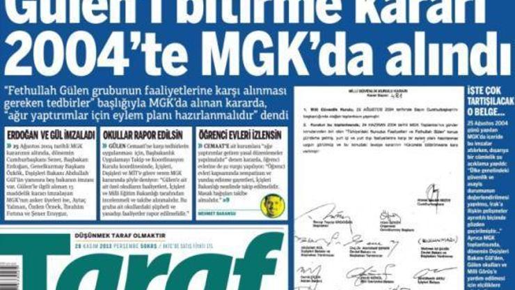 Mehmet Baransunun MGK manşeti davası