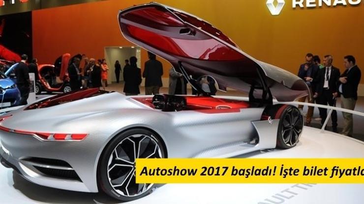 İstanbul Autoshow 2017 başladı Bilet fiyatları ne kadar