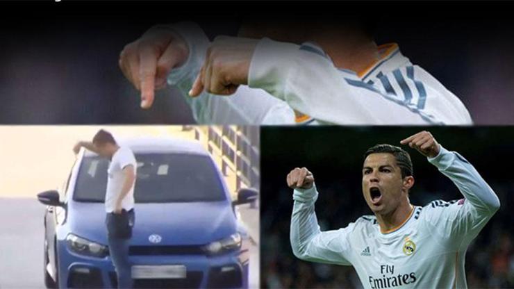 Barcelonalı oyuncu Cristiano Ronaldo taklidi yaptı