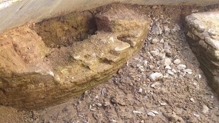 İSKİ kazısından 1500 yıllık kilise çıktı
