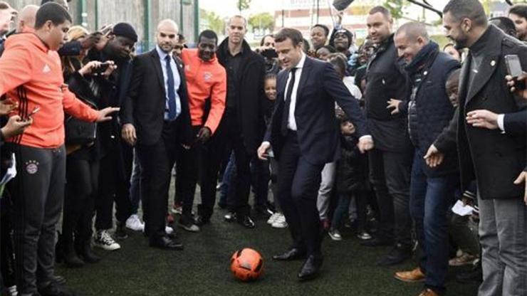 Macron futbol oynadı, Le Pen balık tuttu