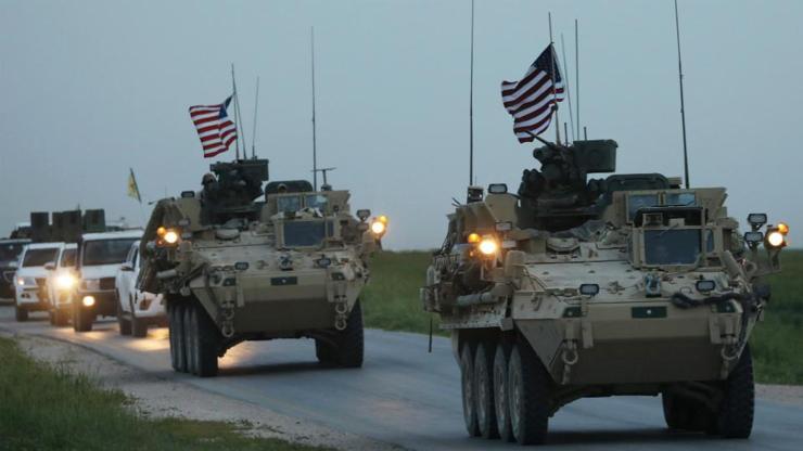 ABD askerleri YPGlilerle nöbet tutuyor