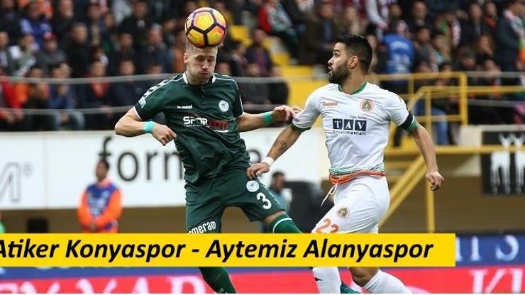 Konyaspor-Alanyaspor maçı izle (30. Hafta)