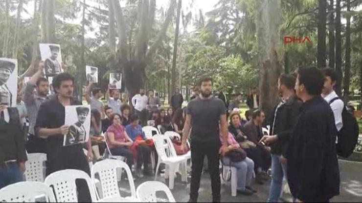 Armağana, İstanbul Üniversiteside Atatürk protestosu