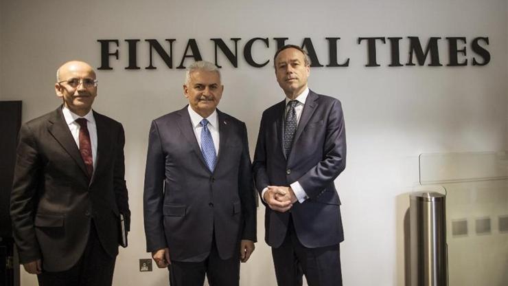 Başbakan Binali Yıldırımdan Financial Timesa sürpriz ziyaret
