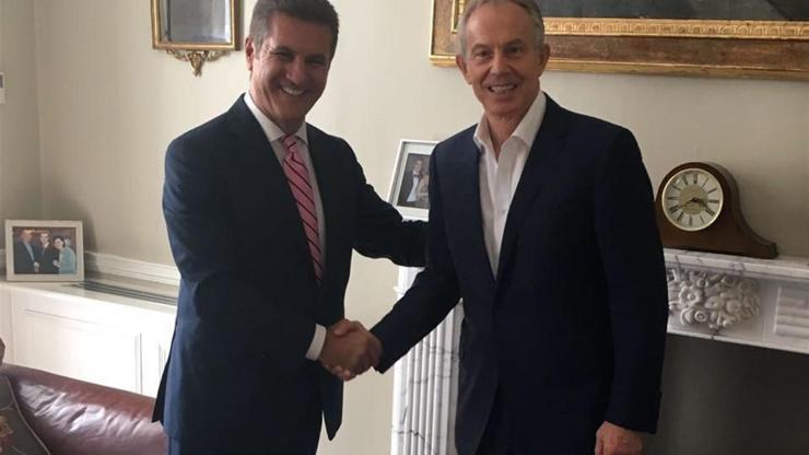 Mustafa Sarıgül, Tony Blair ile görüştü