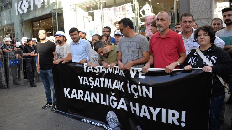 Diyarbakırda KESK üyelerine müdahale: 30 gözaltı