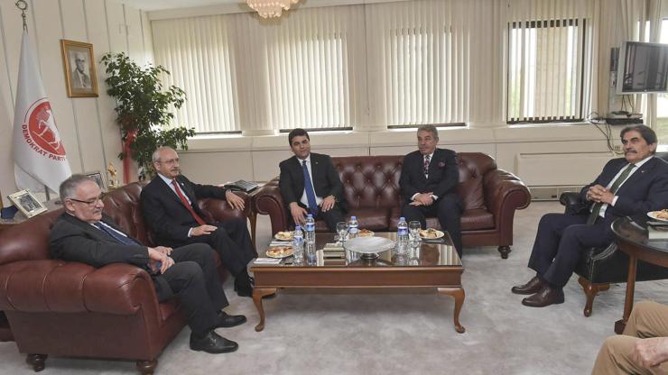 Kılıçdaroğlu, DP Genel Başkanıyla görüştü