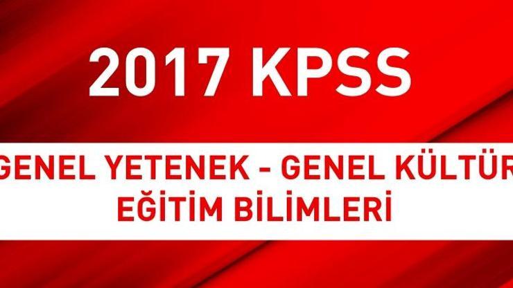 2017 KPSS soruları ve cevapları: KPSS lisans sınav sonuçları ne zaman açıklanacak