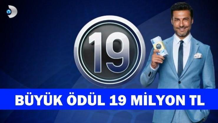 19 adlı yeni yarışma Barış Kılıçın sunumu ile haftanın 4 günü Kanal Dde