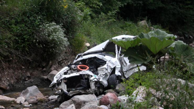 Kayıptı, uçuruma yuvarlanıp öldüğü ortaya çıktı