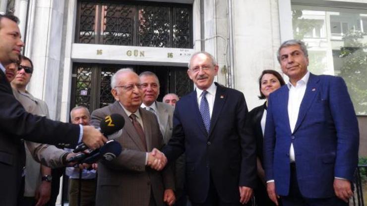 Kılıçdaroğlu, Hüsamettin Cindoruku ziyaret etti