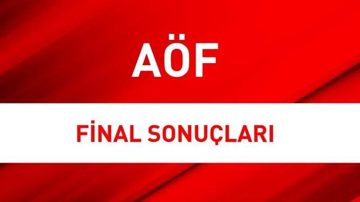 2017 AÖF final sınav sonuçları Açık Öğretim tarafından ne zaman yayınlanacak