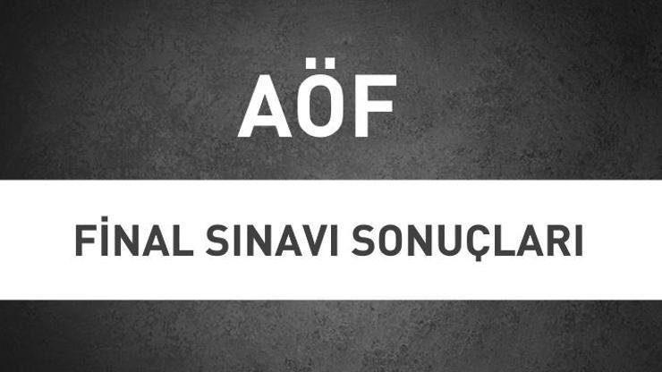 AÖF sonuçları 13 Haziranda açıklandı | Açık Öğretim sonuç sayfası