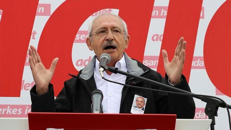 Kılıçdaroğlu CHP grup toplantısını Adalet Yürüyüşünde yaptı