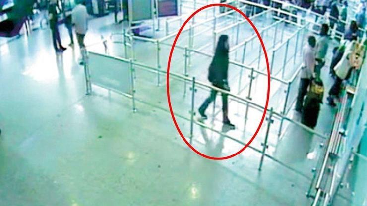 Kadın terörist havalimanında kaçarken yakalandı
