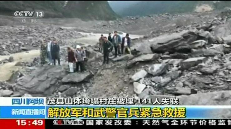 Çinde toprak kayması: 140 kişi enkaz altında kayboldu