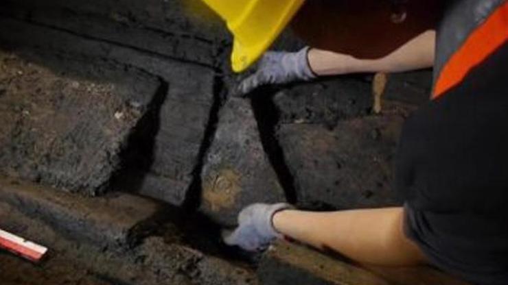Metro inşaatında arkeolojik kalıntılar bulundu
