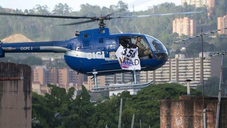 Venezuelada Yüksek Mahkemeye helikopterli saldırı