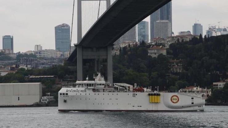 Milli sismik gemi MTA Oruç Reis Karadenize açıldı