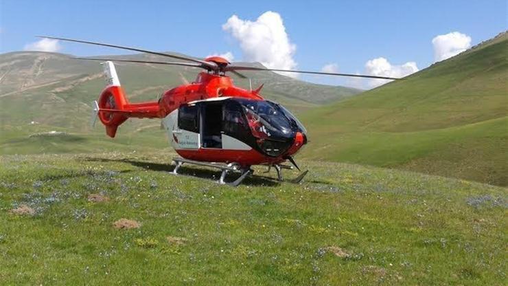 Hava ambulansı Karadenizde bin 560 saat havada kaldı