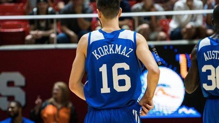 Furkan Korkmaz Philadephia 76ers formasıyla ilk maçına çıktı