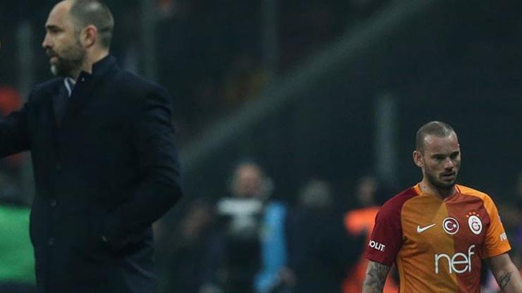 Kadroya alınmayan Sneijder idmana çıktı