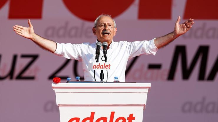 Kemal Kılıçdaroğlu Adalet Mitinginde konuştu, 10 maddelik çağrı yaptı