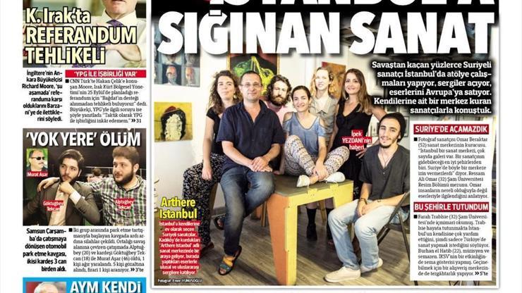 24 Temmuz 2017 Gazetelerin birinci sayfaları