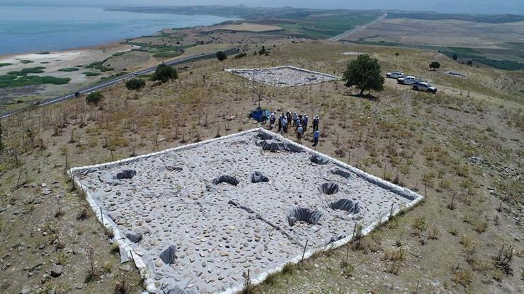 Gölmarmarada 3 bin 500 yıllık tahıl ambarı bulundu