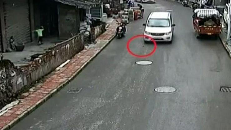 Çinde inanılmaz kaza