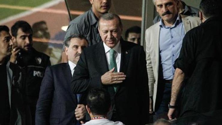 Cumhurbaşkanı Recep Tayyip Erdoğan, Başakşehir maçında