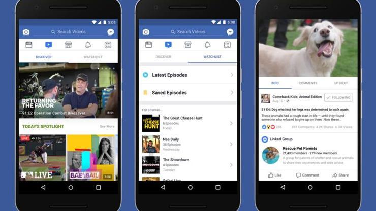Facebook, yeni bir video izleme platformu duyurdu