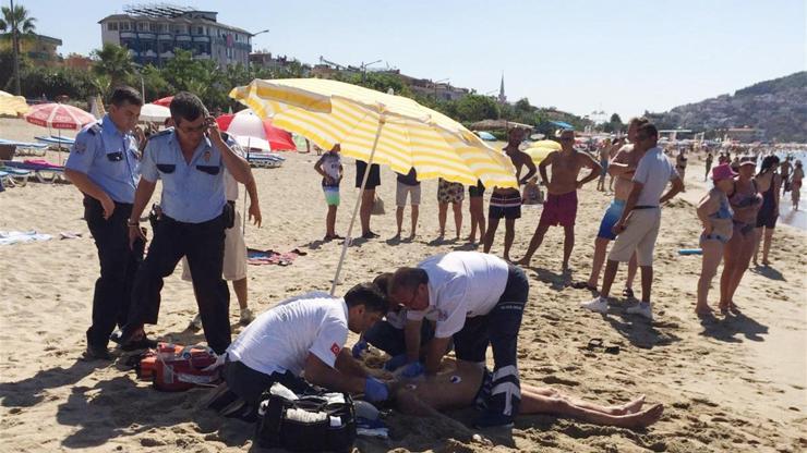 Rus turist Alanya'da boğuldu Rus turist Alanya'da boğuldu