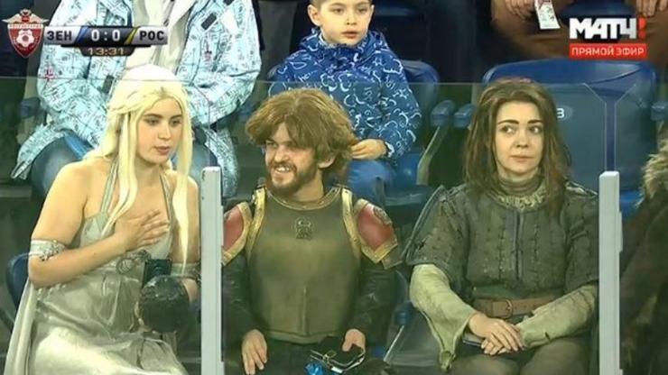 Game of Thrones Zenit tribünlerine kışı getirdi