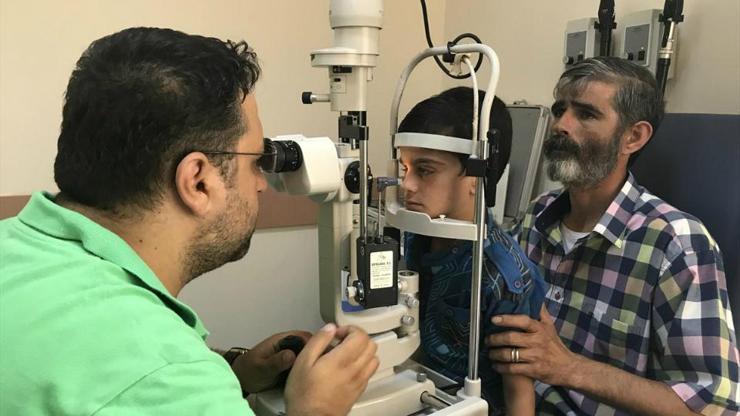 Suriyeli Mahmut protez göze kavuşuyor